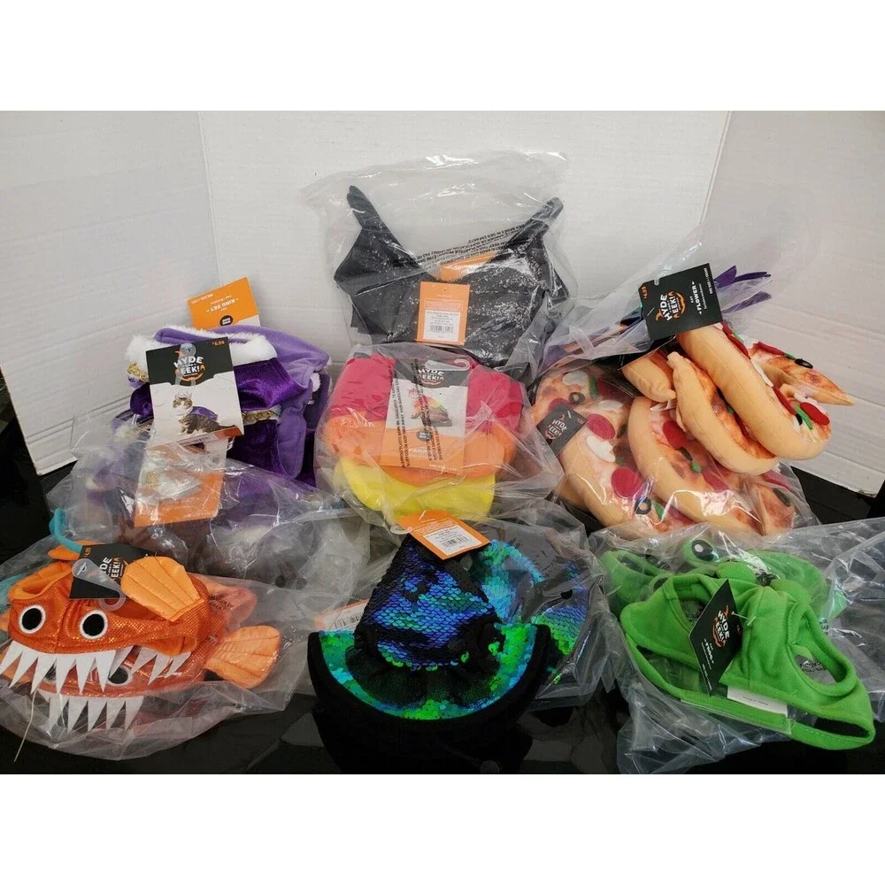 Lot Of 32 HYDE AND EEK! BOUTIQUE CAT Costume For Cats Only One Size 2019 New
